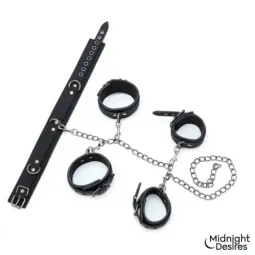 Midnight Desires комплект фиксации с ошейником