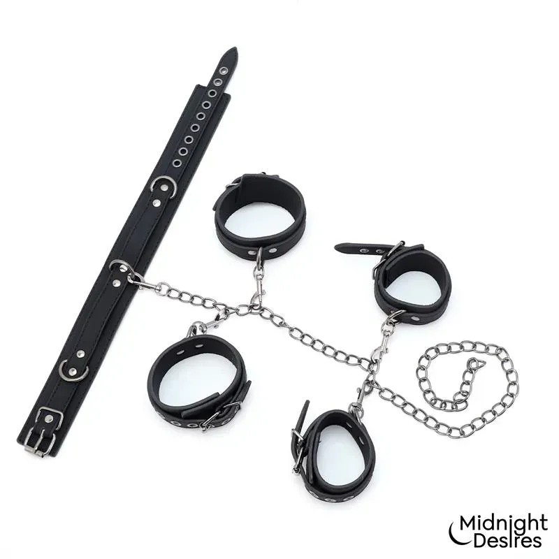 Midnight Desires комплект фиксации с ошейником