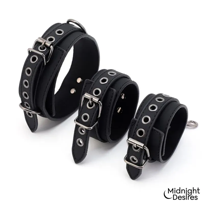 Midnight Desires комплект фиксации с ошейником