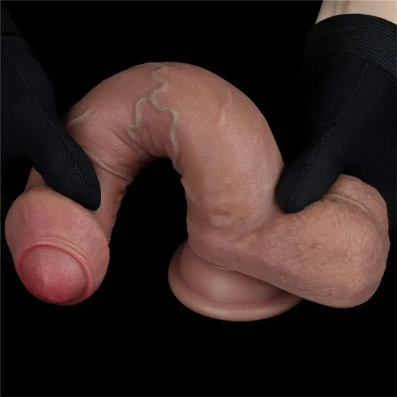 LOVETOY Dual Layered Dildo 8 реалистичный фаллоимитатор