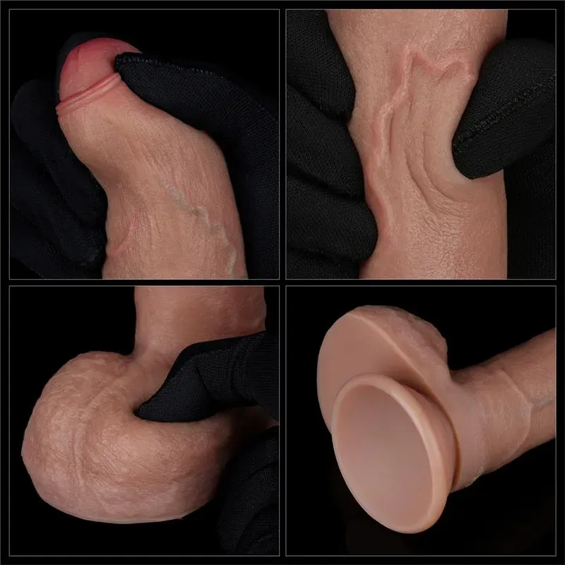 LOVETOY Dual Layered Dildo 8 reālistisks dildo