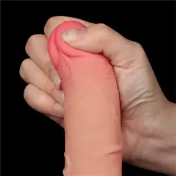 LOVETOY Sliding Skin Dual Layer dildo 19,5 cm
