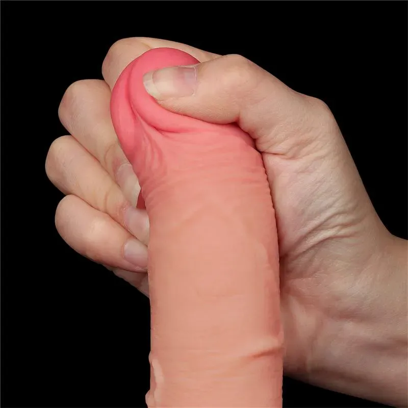 LOVETOY Sliding Skin Dual Layer Dildo 7.5