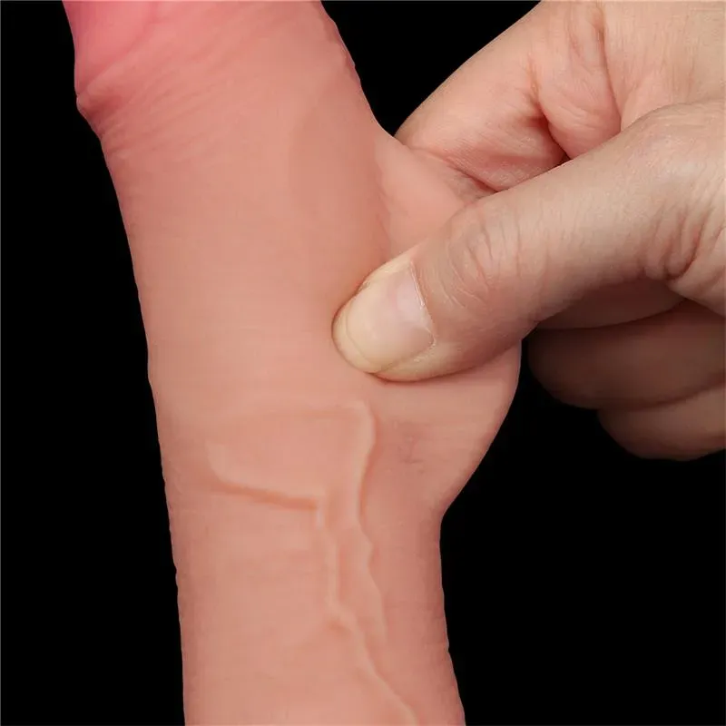 LOVETOY Sliding Skin Dual Layer dildo 19,5 cm