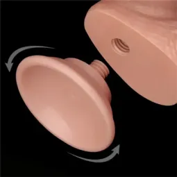 LOVETOY Sliding Skin Dual Layer dildo 19,5 cm