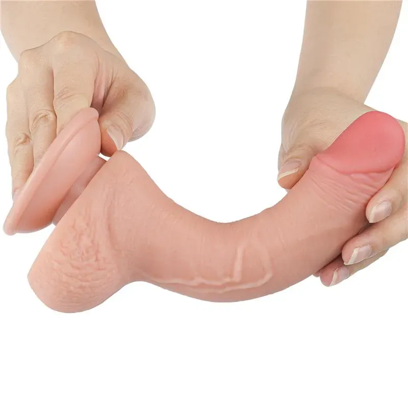 LOVETOY Sliding Skin Dual Layer dildo 19,5 cm