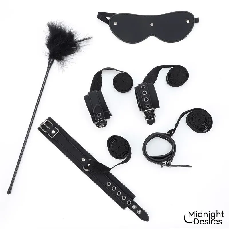 MIDNIGHT DESIRES набор для бондажа с маской