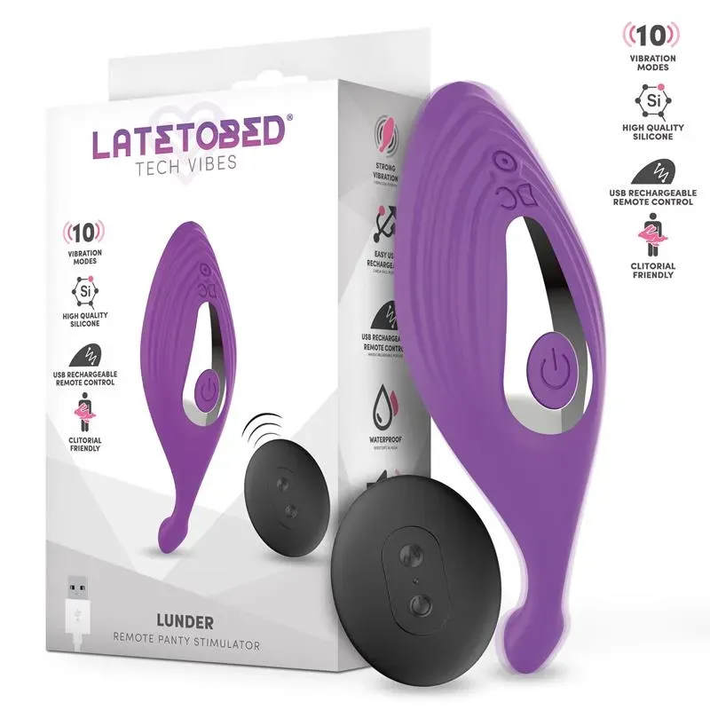 LATETOBED Lunder biksīšu vibrators ar pulti