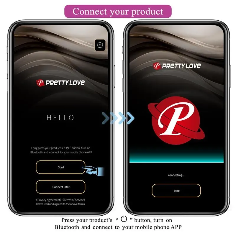 Pretty Love Baird вибратор точки G с приложением