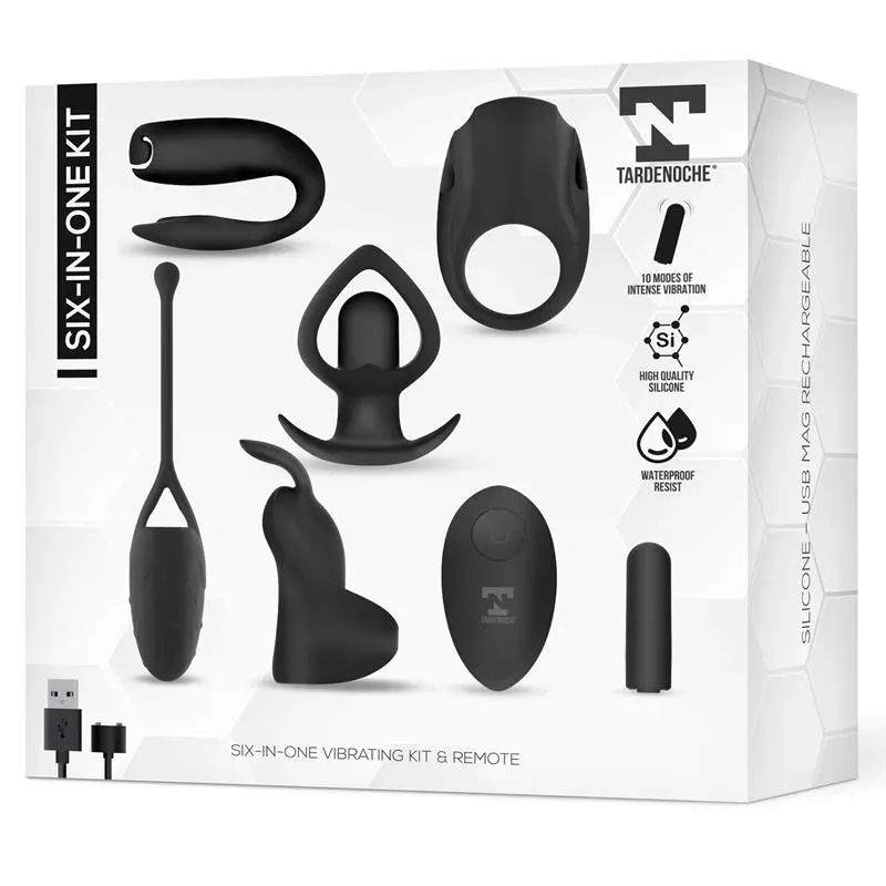 TARDENOCHE Six-In-One vibrolode ar 5 uzgaļiem