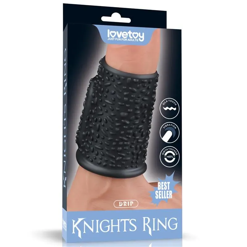 LOVETOY Drip Knights вибрирующее эрекционное кольцо
