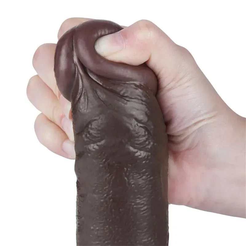 LOVETOY Sliding Skin Dual Layer Dildo 9.5