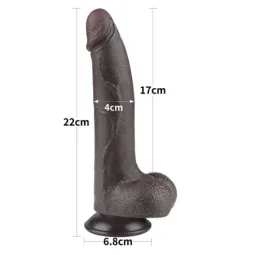 LOVETOY Sliding Skin Dual Layer dildo 22 cm