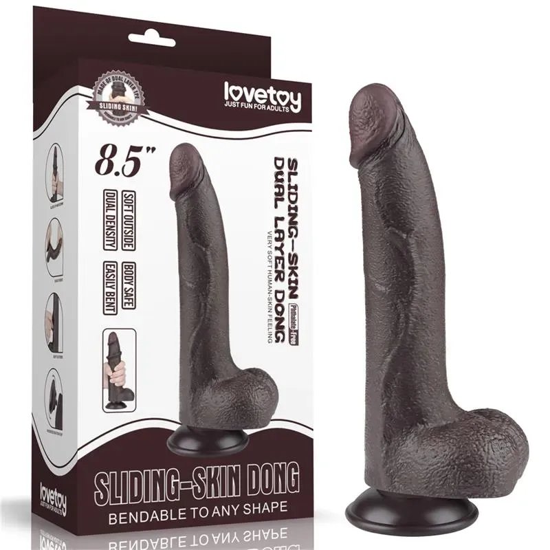 LOVETOY Sliding Skin Dual Layer dildo 22 cm