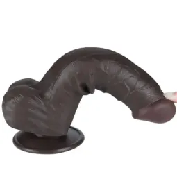 LOVETOY Sliding Skin Dual Layer Dildo 8 фаллоимитатор