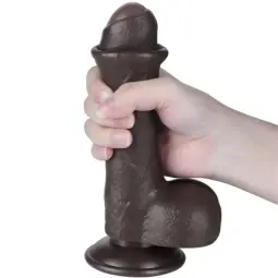 LOVETOY Sliding Skin Dual Layer Dildo 7 фаллоимитатор