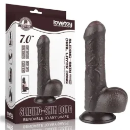 LOVETOY Sliding Skin Dual Layer Dildo 7