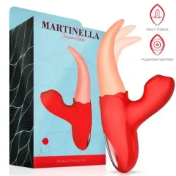 MARTINELLA двойной стимулятор язык и пульсация