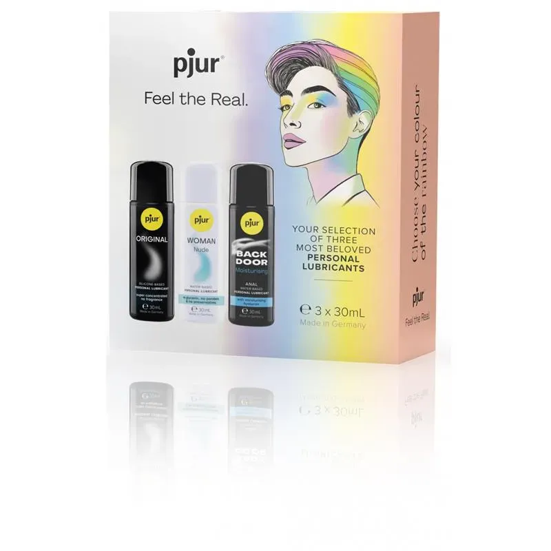 PJUR Kit Pride Box набор лубрикантов 3 x 30 мл