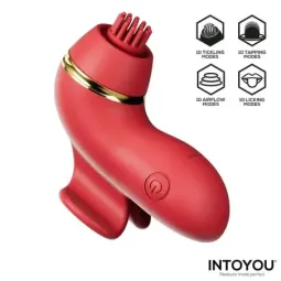 INTOYOU Beeny klitora stimulators ar 4 uzgaļiem
