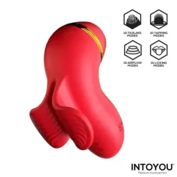 INTOYOU Beeny klitora stimulators ar 4 uzgaļiem