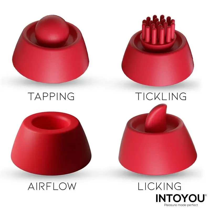 INTOYOU Beeny klitora stimulators ar 4 uzgaļiem