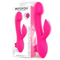 INTOYOU Magnoliapink вибратор с вакуумом