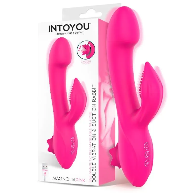 INTOYOU Magnoliapink вибратор с вакуумом