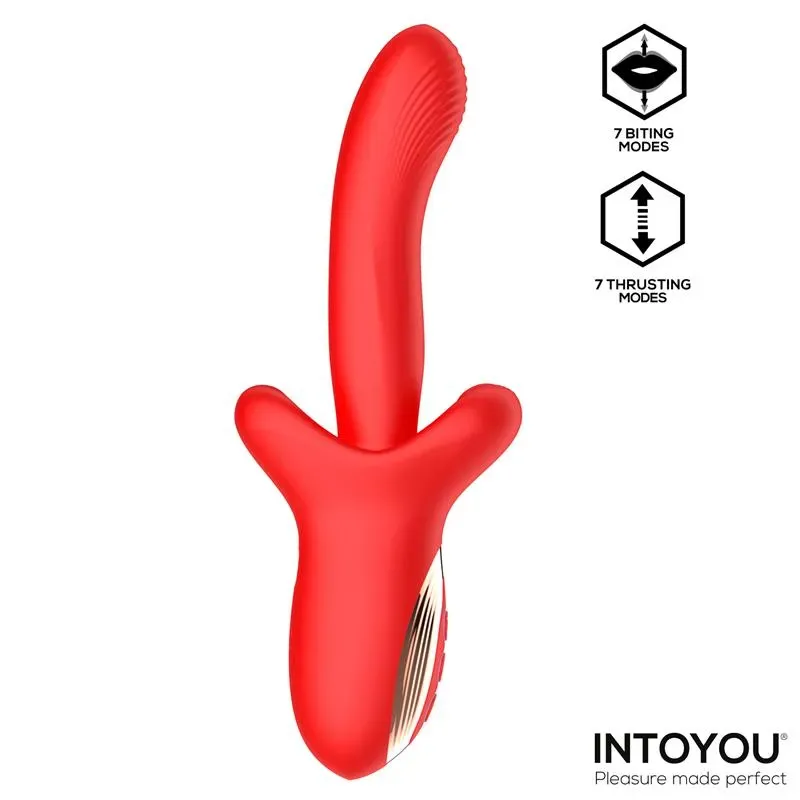 INTOYOU Vyron vibrators ar grūdieniem un kodumu