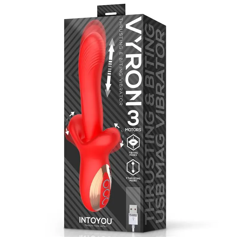INTOYOU Vyron вибратор с толчками и вибрацией