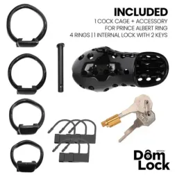 DOMLOCK Convict клетка для пениса с замком