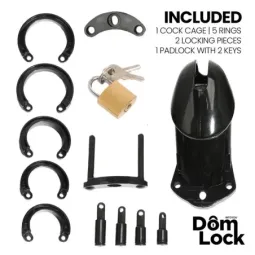DOMLOCK Sentence клетка целомудрия, размер M