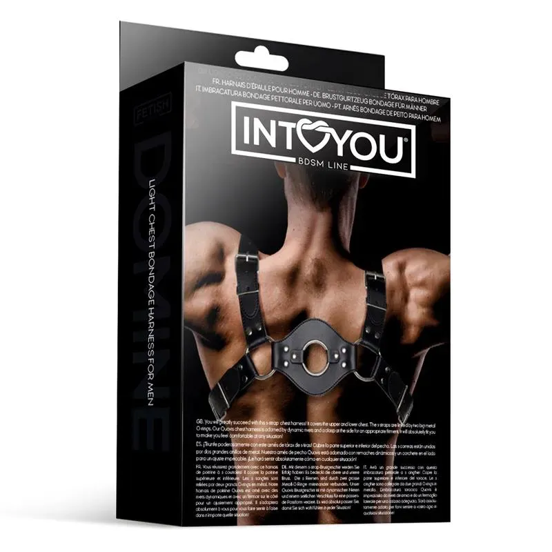 INTOYOU Quovis мужская портупея из веганской кожи