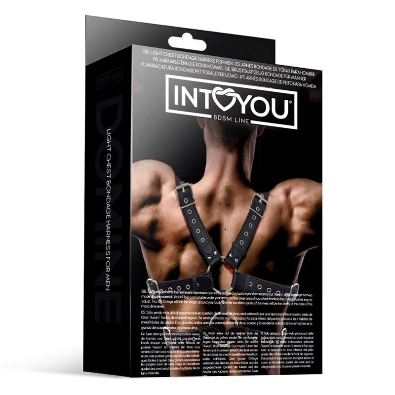 INTOYOU Aurum мужская портупея из веганской кожи