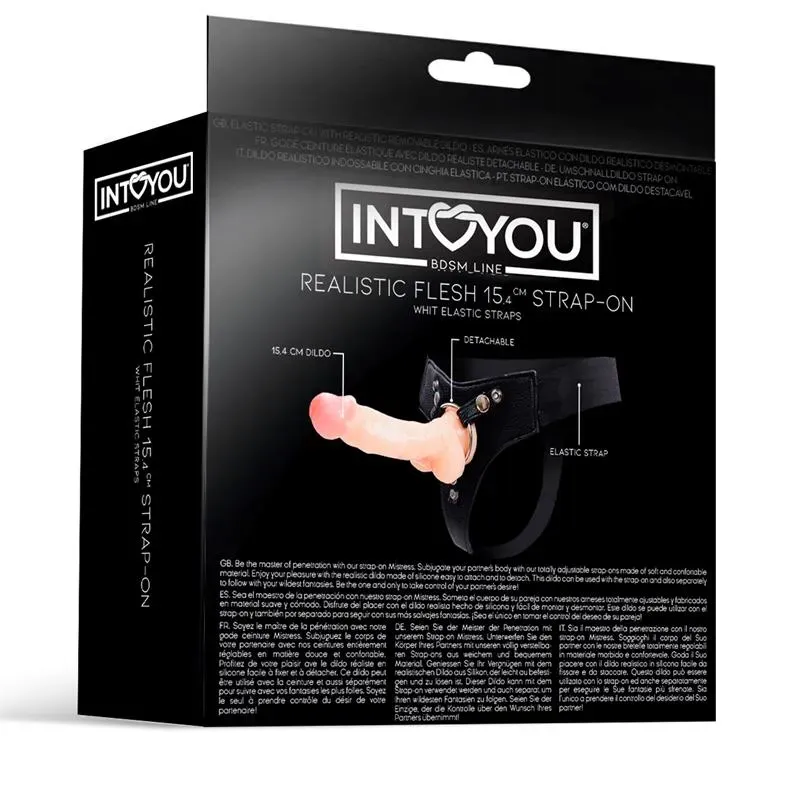 INTOYOU Mistress страпон с дилдо 15,4 см