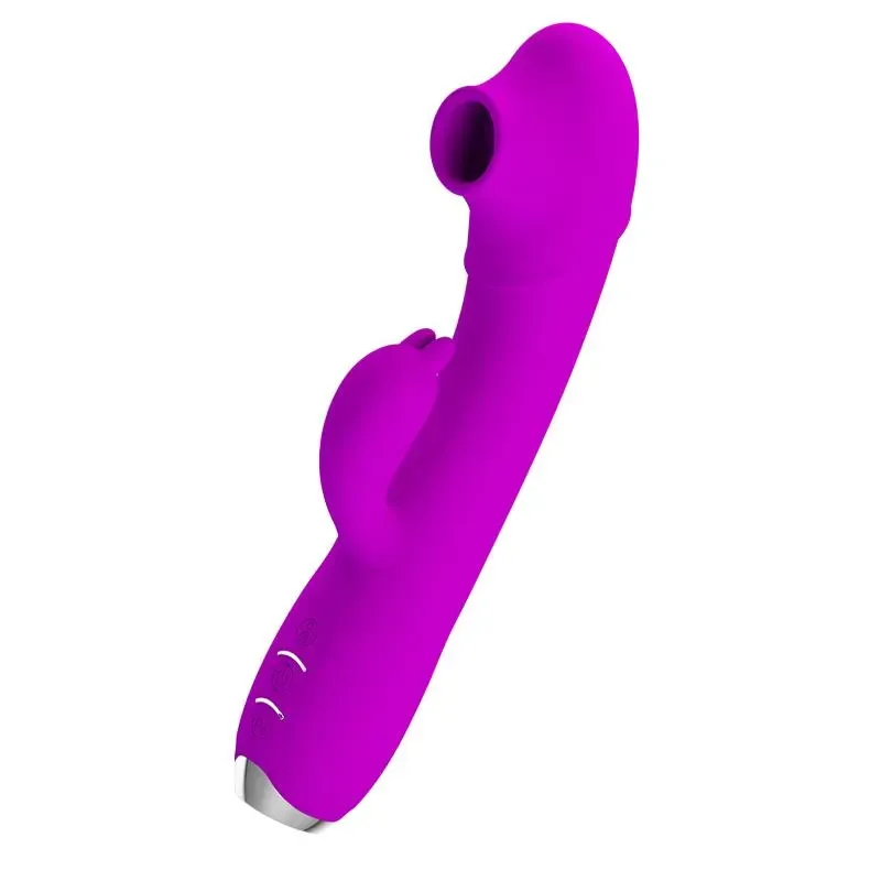 PRETTYLOVE Regina vibrators ar sūkšanu