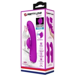 PRETTYLOVE Regina vibrators ar sūkšanu