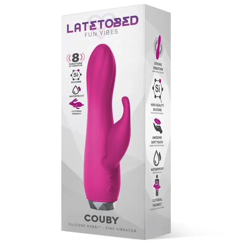 LATETOBED Couby trusīša vibrators, rozā