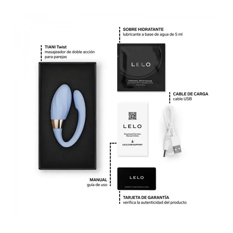LELO Tiani Twist pāru vibrators ar lietotni
