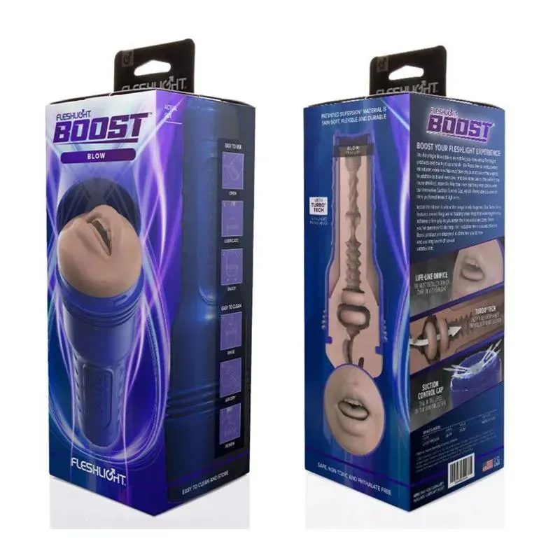 Fleshlight Boost Blow — мастурбатор-ротик