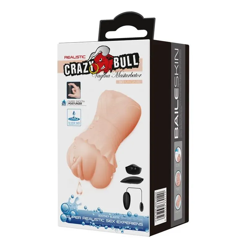 CRAZY BULL vibrējošais masturbators