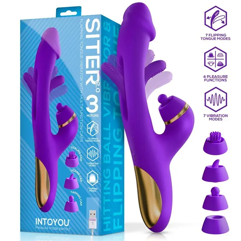 INTOYOU Siter 2.0 вибратор с язычком и шариком