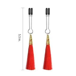 LOVETOY Glamor Tassel krūšu galu spailes, sarkanas