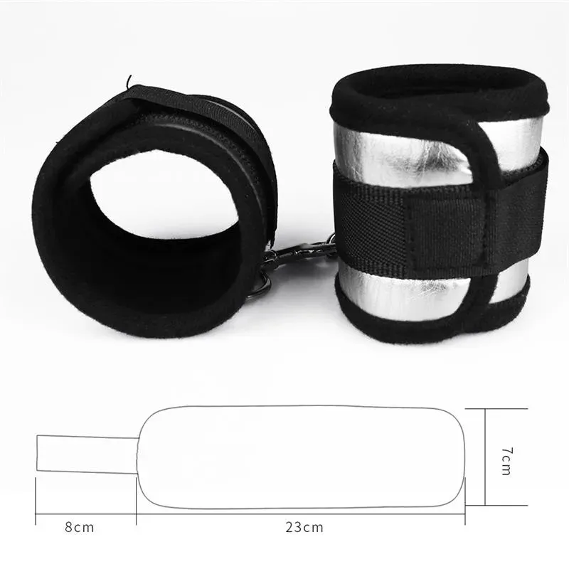 LOVETOY Velcro Handcuffs roku saites