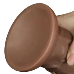 LOVETOY Dildo King 10.5 reālistisks dildo, brūns
