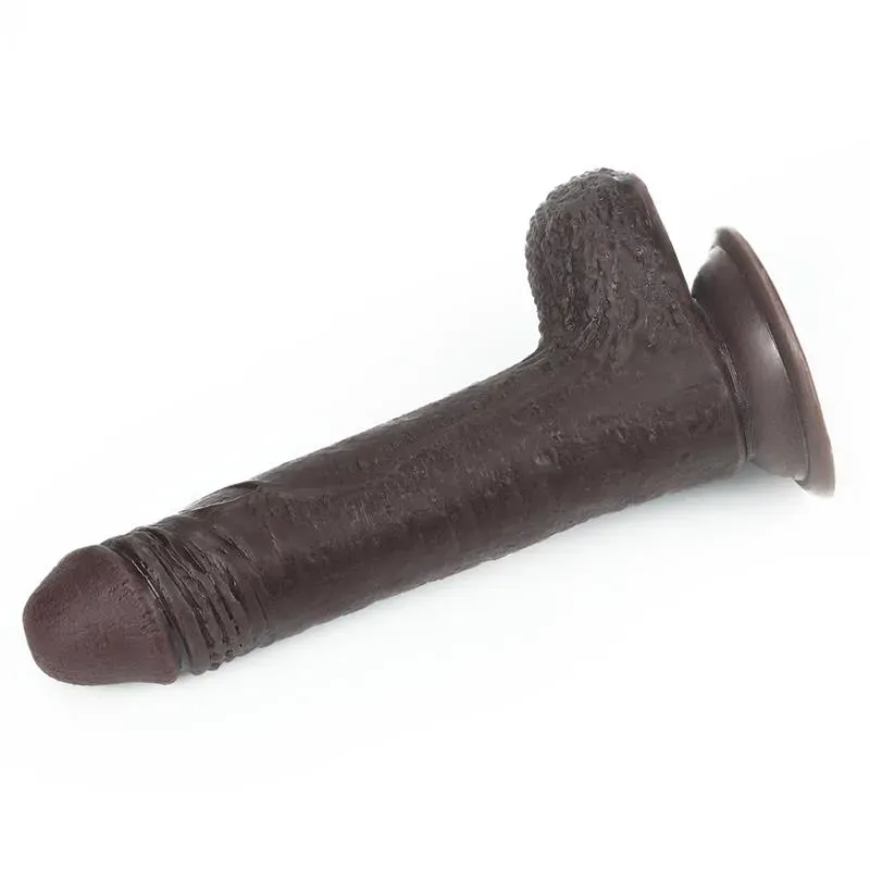 LOVETOY Sliding 7 divslāņu dildo, melns