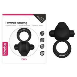 LOVETOY Power Clit Duo vibrējošais peņa gredzens