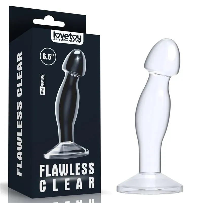 LOVETOY Flawless Clear 6.5 анальная пробка