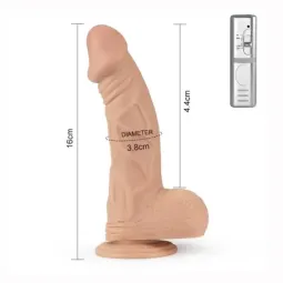 LOVETOY Real Extreme reālistisks vibrējošs dildo