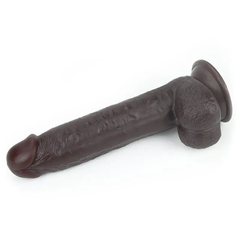 LOVETOY Sliding 9 reālistisks dildo, melns